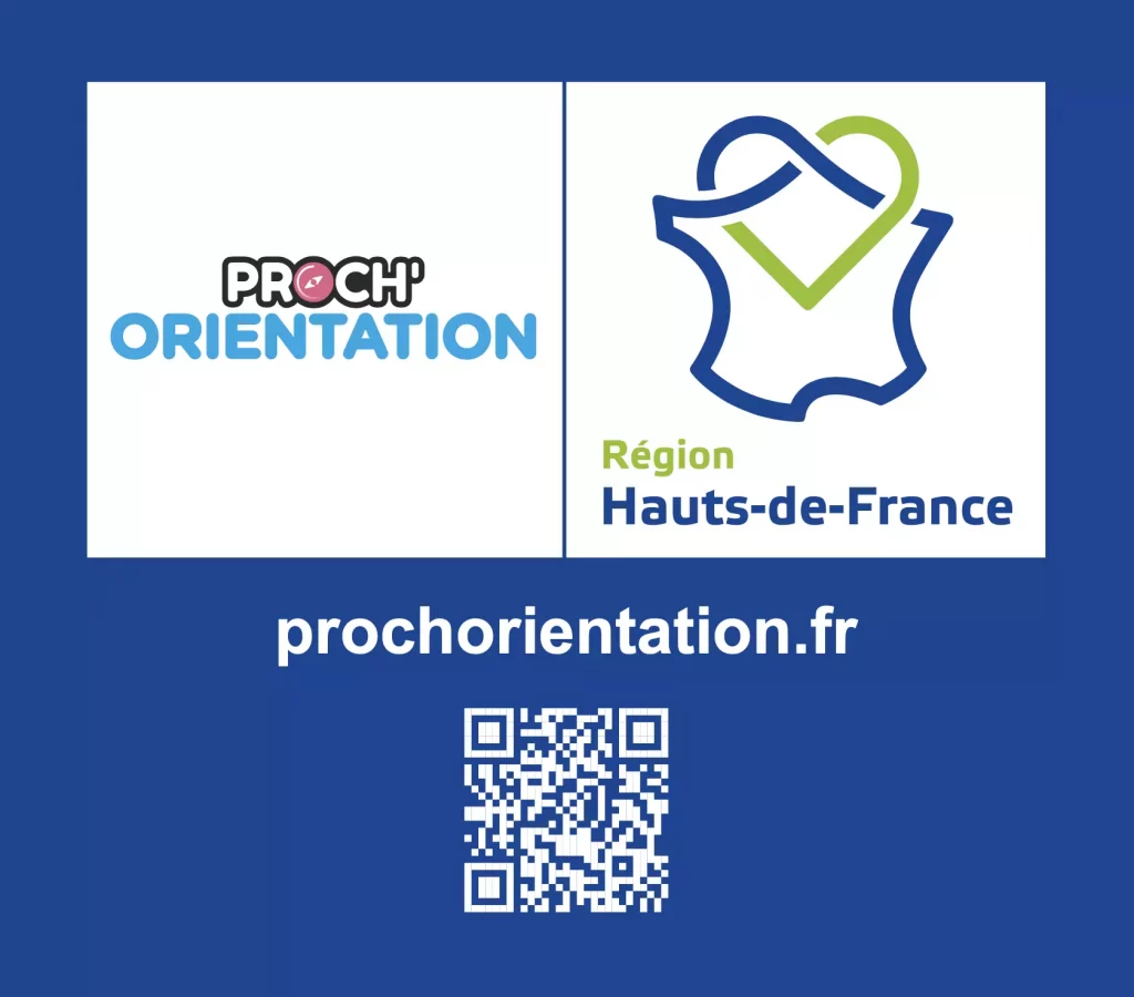 Logos Proch'Orientation et Région Hauts-de-France